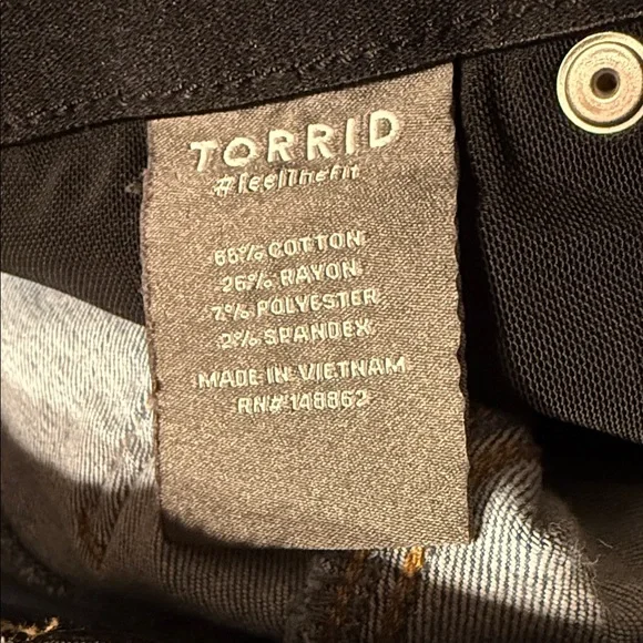 Torrid Women's Light Blue Straight Leg Jeans - Picture 14 of 15